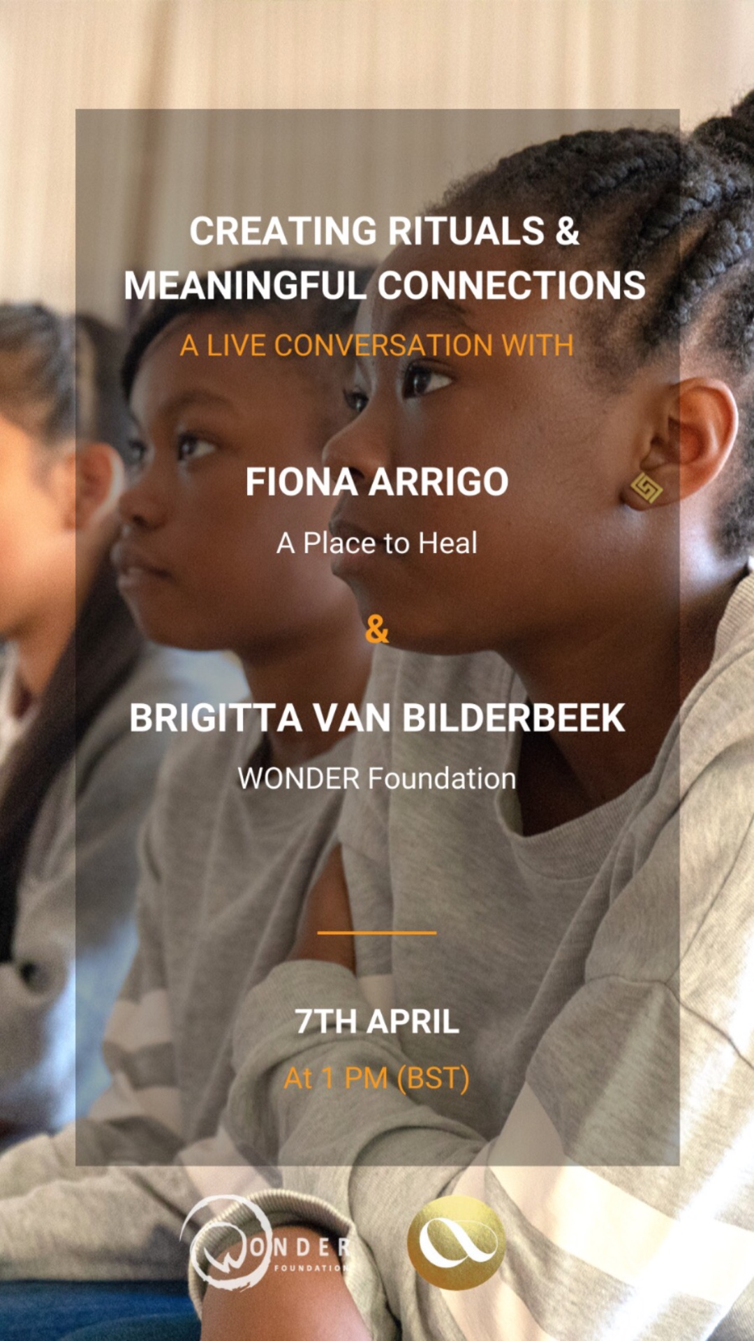 Creating Rituals and Meaningful Connections, live conversation with Fiona Arrigo and Brigitta van Bilderbeek