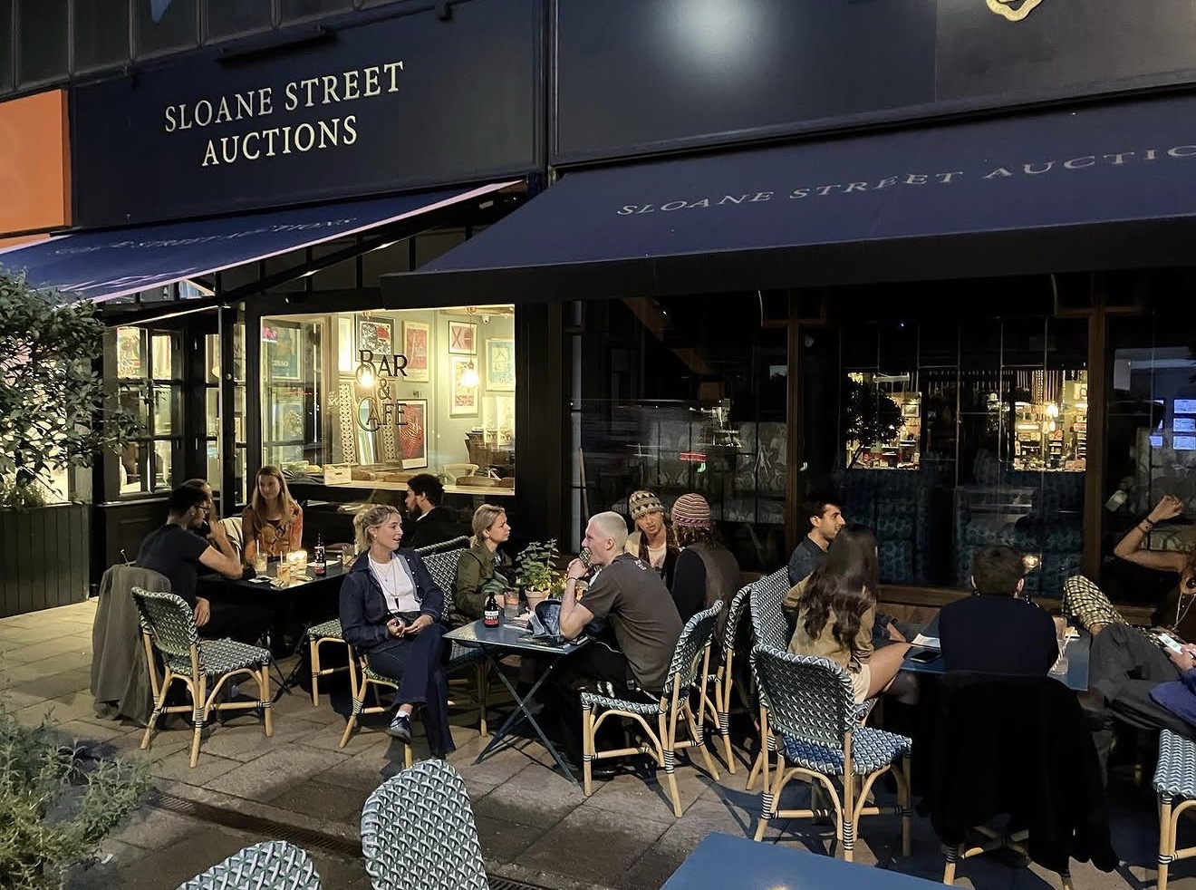 Evening on the Fulham Road, once known as The Beach