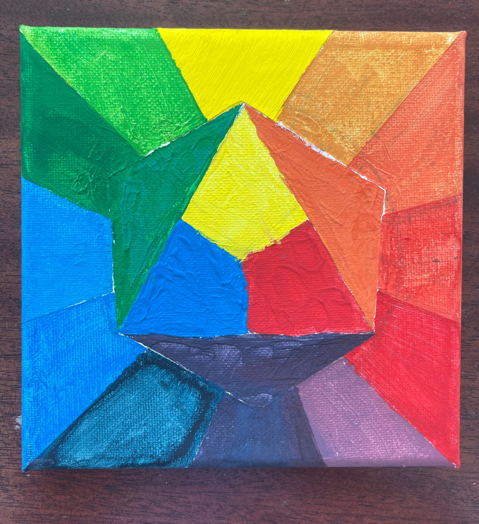 Second colour wheel canvas with expanded tones and tints