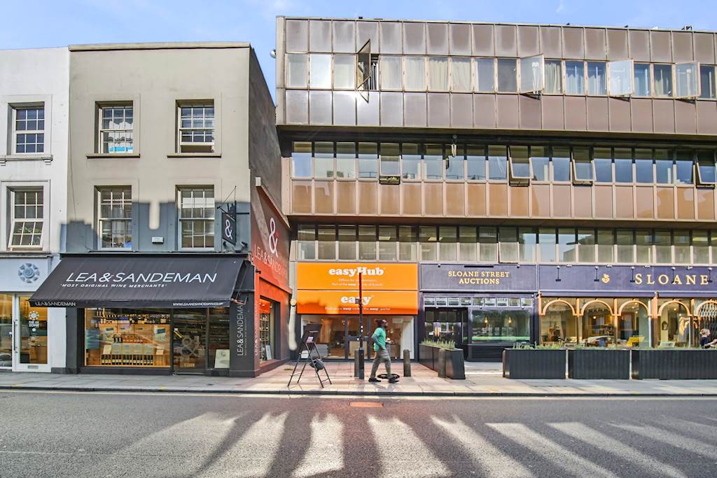 The Easy Hub storefront on the King’s Road, Chelsea