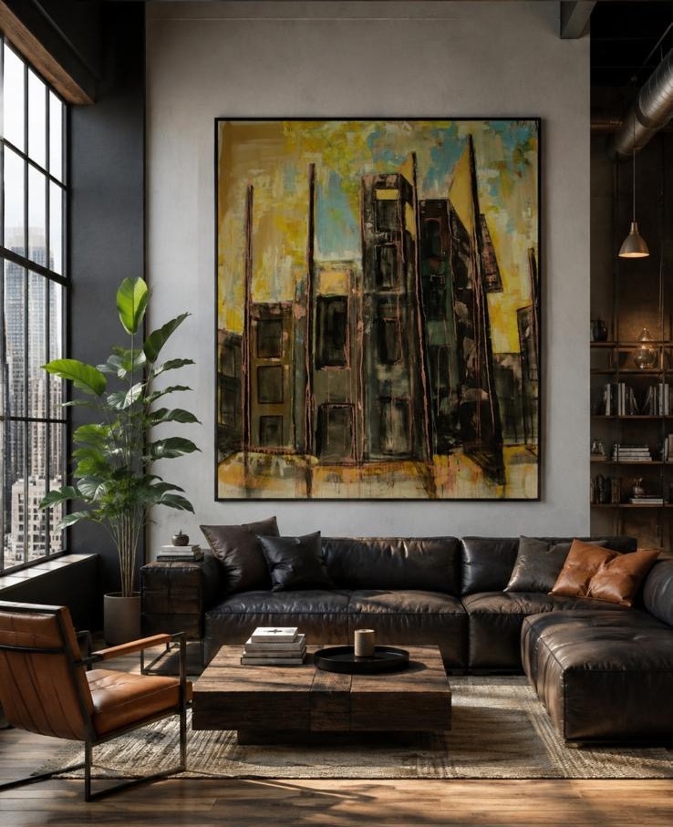 Ochre and Ember, interior study 1
