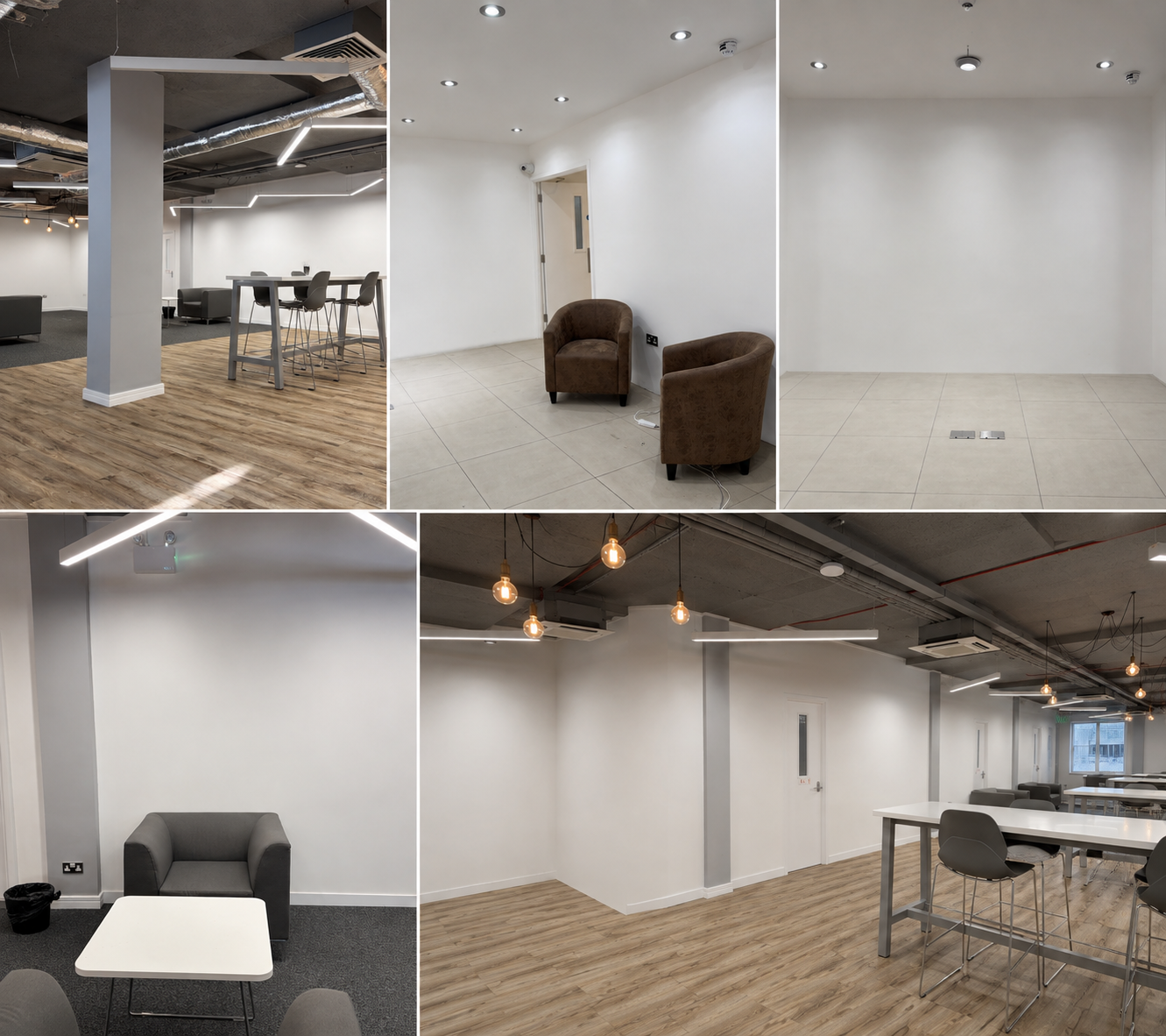 Easy Hub, Chelsea, the existing corporate interior before installation