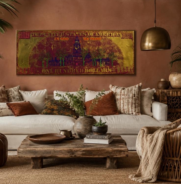 Gold Leaf, interior study 1